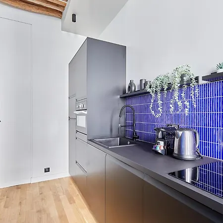 아파트 Charming 1 Bedroom By Prestige 파리